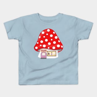 Mushroom Sweet Shop Illustration Kids T-Shirt